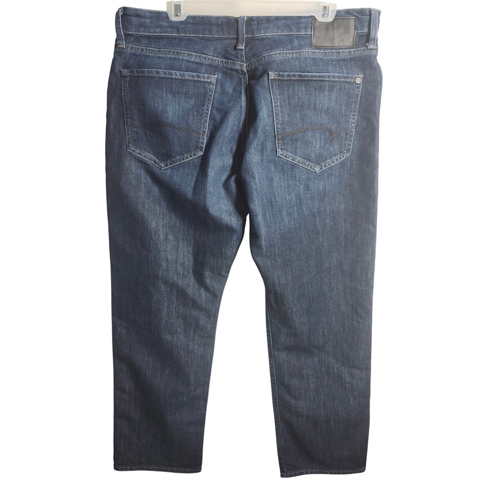 Mavi Matt Relaxed Straight Leg Dark Wash Denim Jeans Men Size 36x29 - Picture 2 of 11